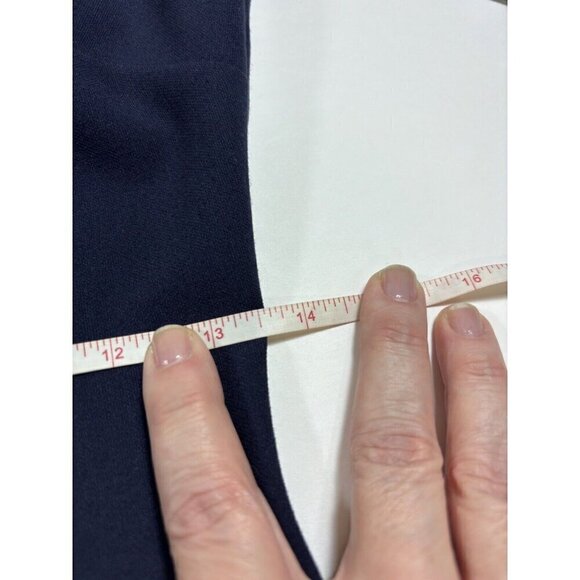 Likely Sheath Dress Navy Blue 4 Bell Sleeves Knee Length 3/4 Length Sleeve - Picture 4 of 10